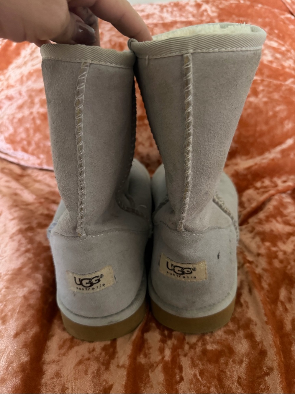 UGG Classic Short Boot in Light Gray - Size 11
